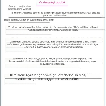 Sűrített, puha alumíniumfólia sütőhöz – otthoni és professzionális használatra; ideális halakhoz, tengeri ételekhez és csirkéhez.