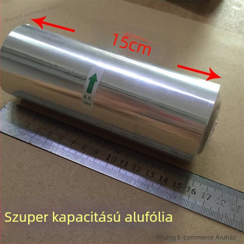 Élelmiszer-minőségű alumínium fólia, ultra-narrow szélességű 5 cm, 7 cm, 10 cm és 15 cm, megerősített