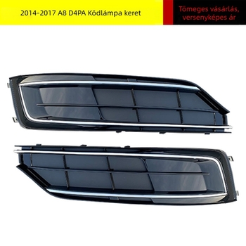Audi A8/A8L (2014–2017) ködlámpa keret, alsó hűtőmaszk fedél, ABS