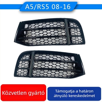 Audi RS5 ködfényszóró keret, 08-16 A5/S5/RS5-hoz, fényes fekete keret, alkatrész 8T0807681