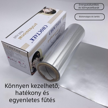 Fodrászati hajfestéshez és kiemeléshez használt alumínium fólia, szalonban használható