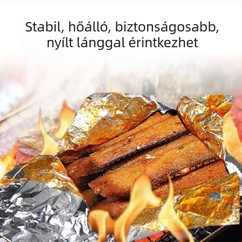 Élelmiszer-minőségű alumíniumfólia sütéshez és grillezéshez, zsírt felszívó, tortákhoz és süteményekhez