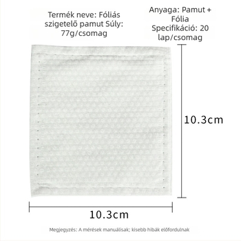 Hőálló perm pamut fóliával, fodrászati eszközök