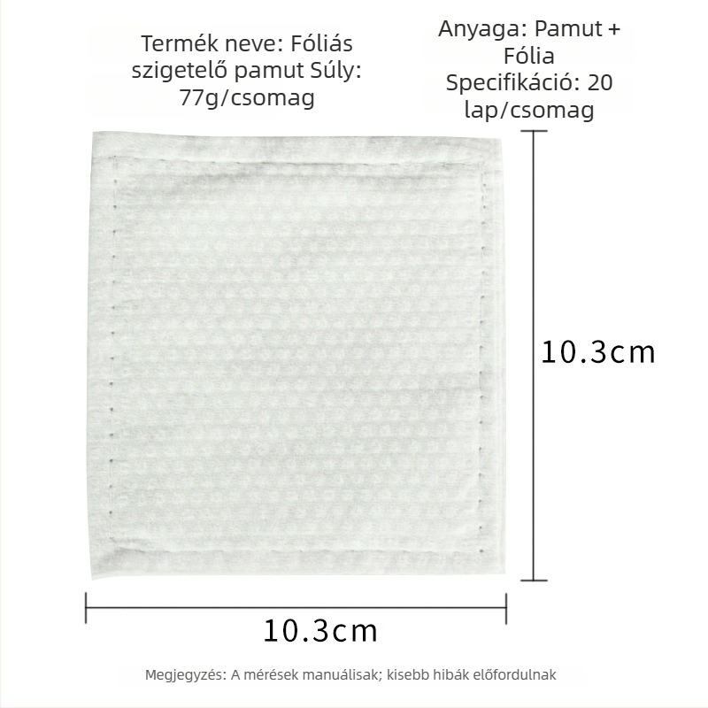 Hőálló perm pamut fóliával, fodrászati eszközök