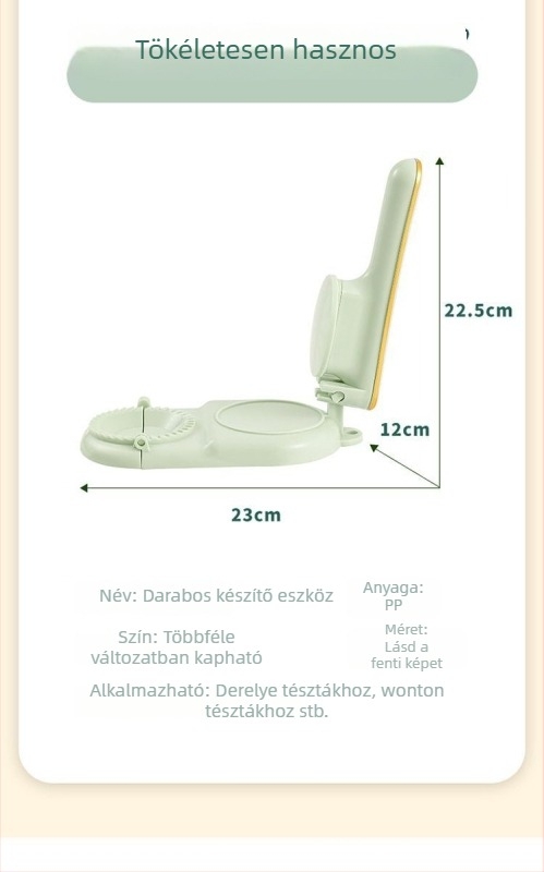 Háztartási, új letisztult stílusú, többfunkciós gombóc-tészta lap nyomó, kézzel nyomott gombóc forma, raktáron