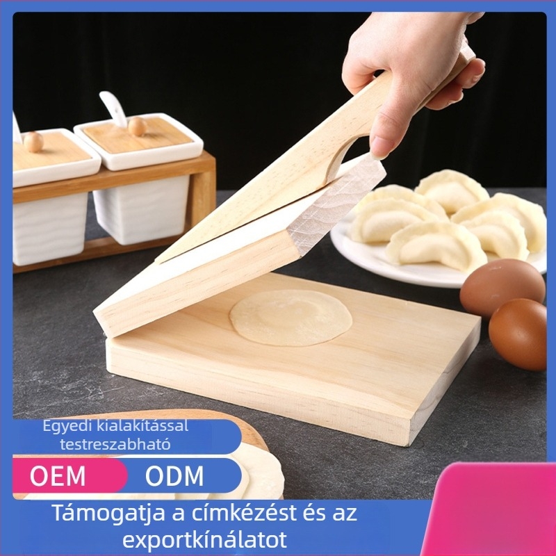 Otthoni tésztaprés gombóc- és zsemlehéjhoz, tészta nyújtó eszköz Xiaolongbaohoz