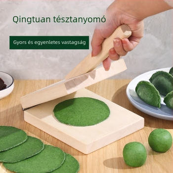 Rizses gombóc tészta forma és nyomóeszköz gyors, egyenletes formázáshoz.