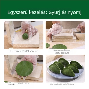 Rizses gombóc tészta forma és nyomóeszköz gyors, egyenletes formázáshoz.