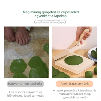 Rizses gombóc tészta forma és nyomóeszköz gyors, egyenletes formázáshoz.