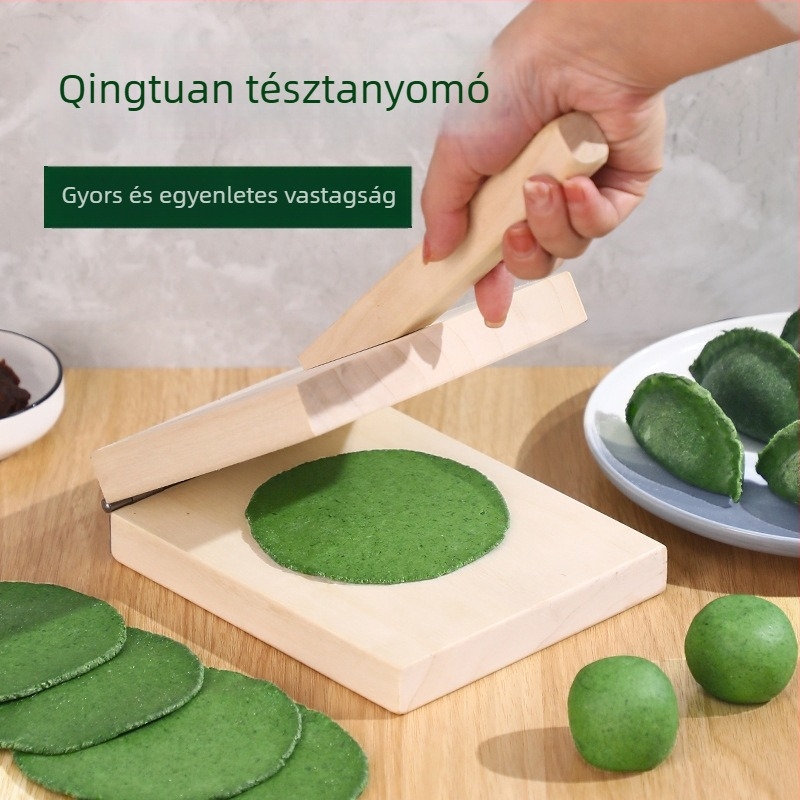 Rizses gombóc tészta forma és nyomóeszköz gyors, egyenletes formázáshoz.
