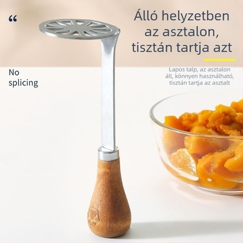 Rozsdamentes acél burgonyatörő – konyhai eszköz otthoni használatra