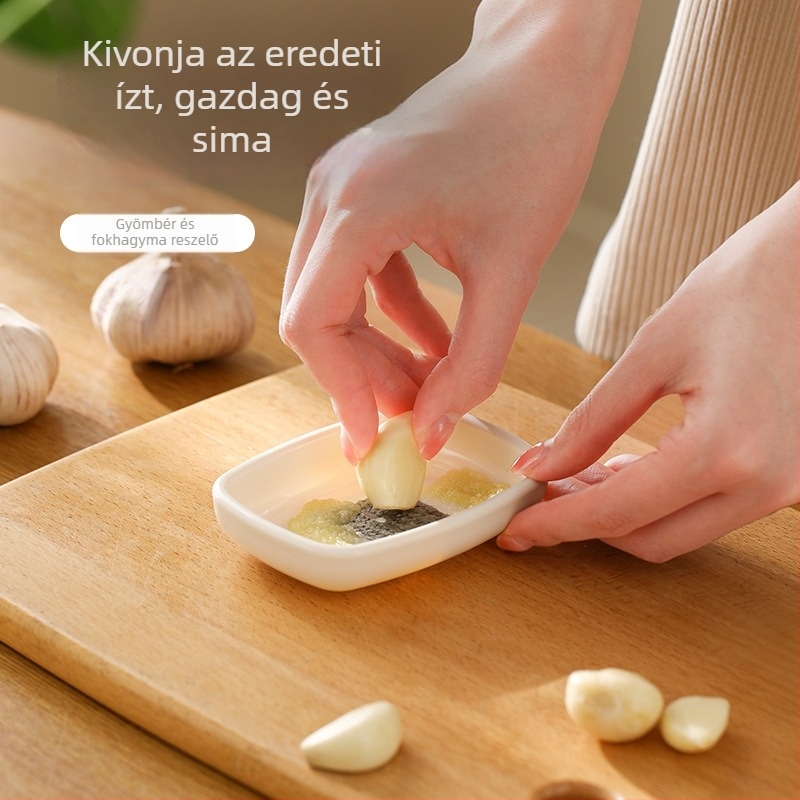 FaSoLa gyömbér- és fokhagyma grinder, konyhai többfunkciós eszköz ABS-ből, 9.8 × 6.8 × 2 cm