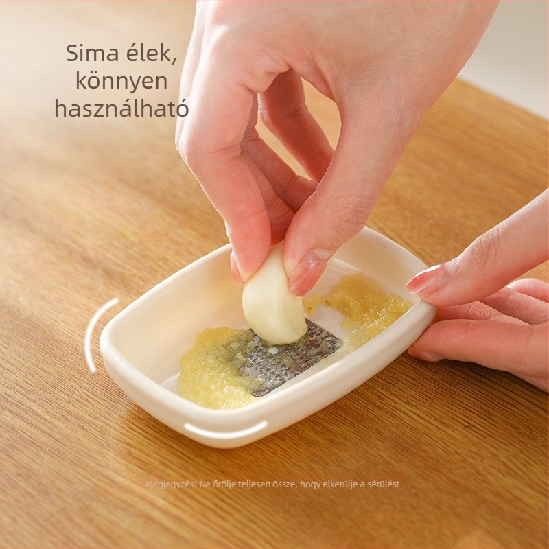 FaSoLa gyömbér- és fokhagyma grinder, konyhai többfunkciós eszköz ABS-ből, 9.8 × 6.8 × 2 cm