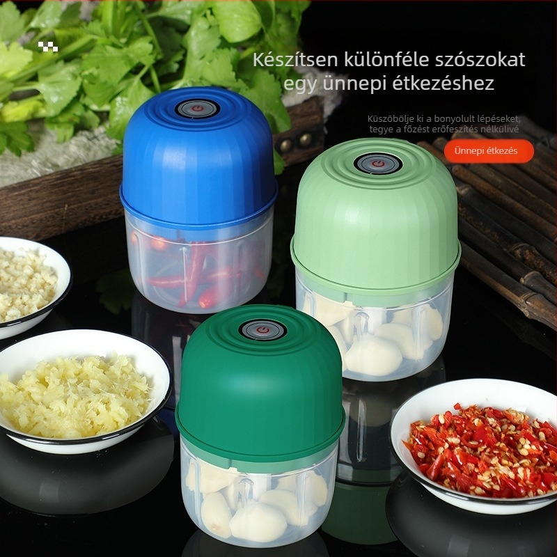 Kézi fokhagyma sajtoló, multifunkcionális fokhagyma- és gyömbér daráló, húsdaráló, mini konyhai fokhagymaaprító