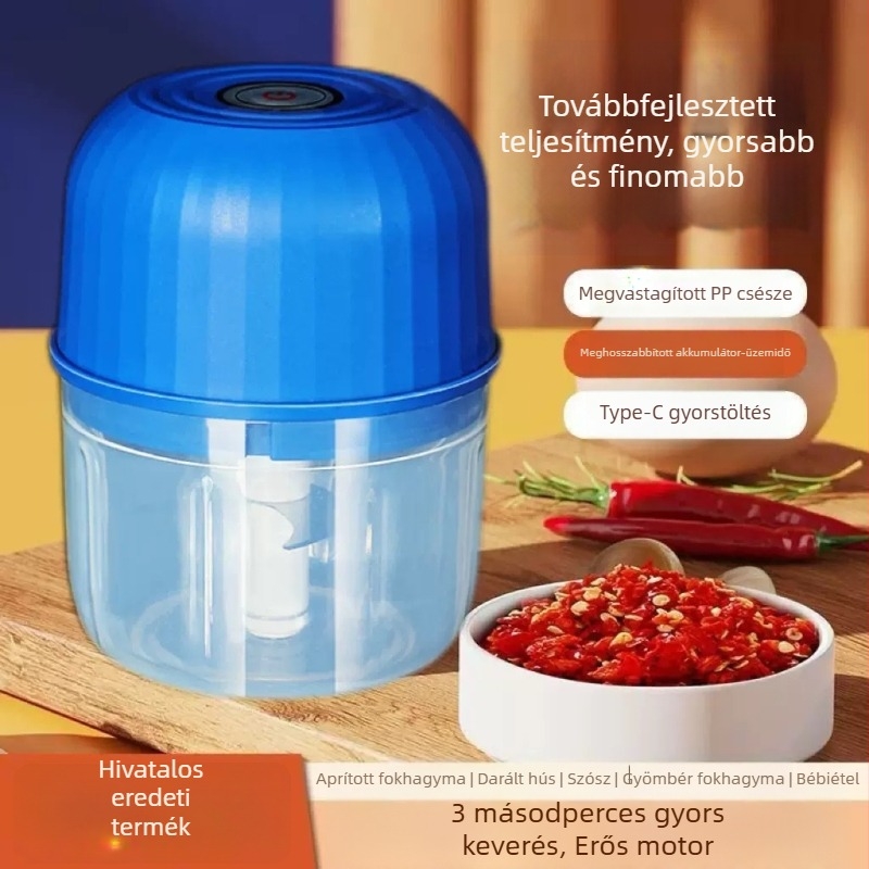 Kézi fokhagyma sajtoló, multifunkcionális fokhagyma- és gyömbér daráló, húsdaráló, mini konyhai fokhagymaaprító