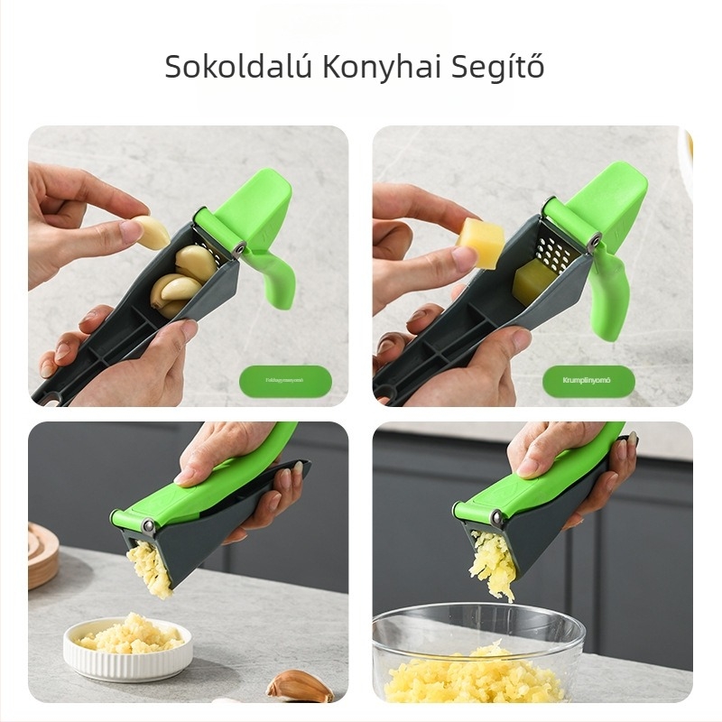 Rozsdamentes acél kézi törő krumplihoz és fokhagyma pastához – sokoldalú konyhai eszköz