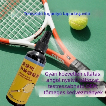 Teniszütő fogás spray, testreszabható és hordozható