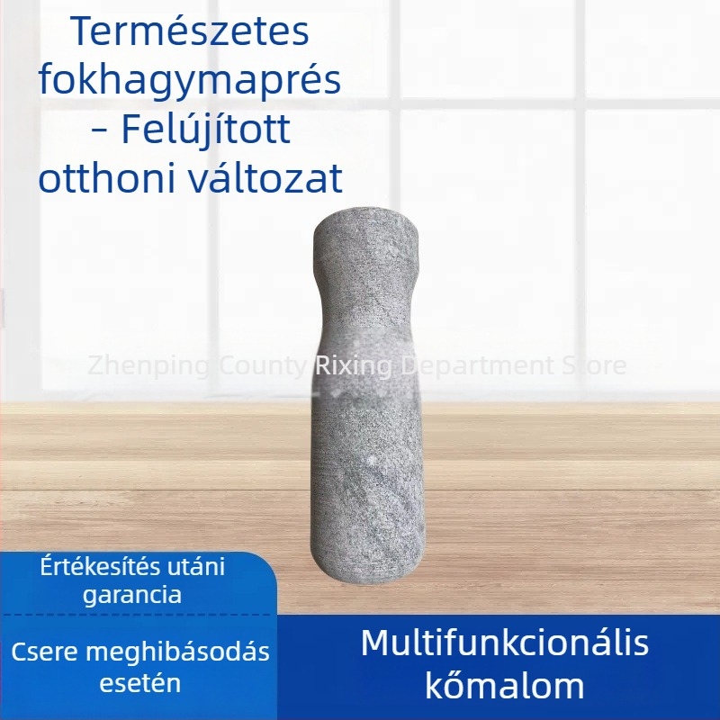 Kézi kő fokhagyma-mozsár – hagyományos stílus, otthoni használatra