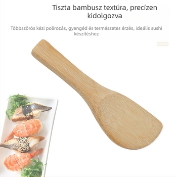 Bambusz sushi gördítő matrica és nori rizs forma, koreai–japán stílusú DIY tengeri algákkal, tapadásmentes bambusz alátét