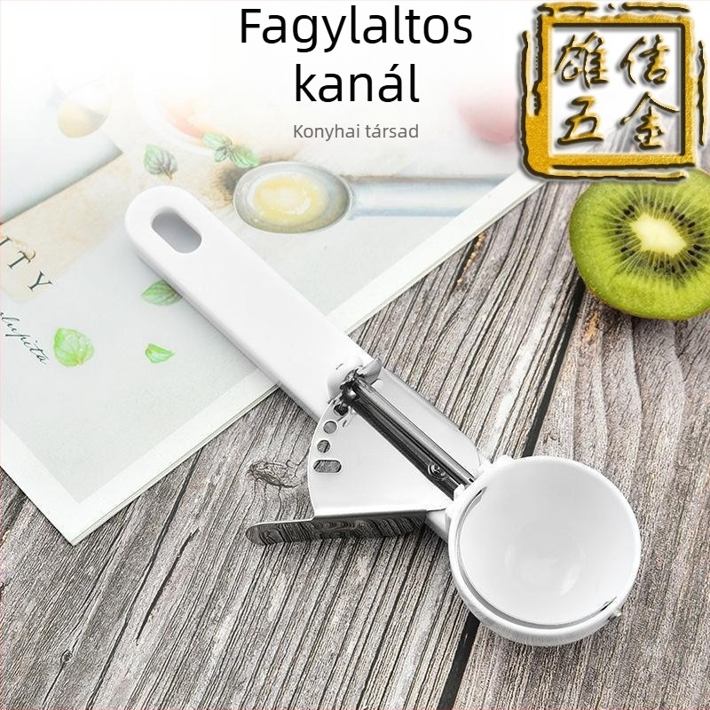 Műanyag fagylaltgolyó-készítő és gyümölcsgolyókanál