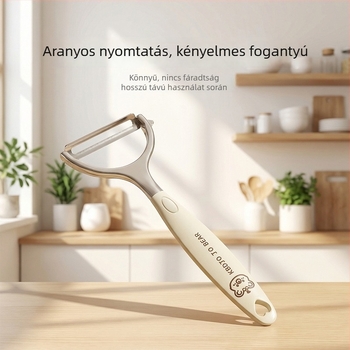 Rajzfilmszerű rozsdamentes acél hámozó gyümölcsök és burgonya számára, gyors hámozás a konyhában