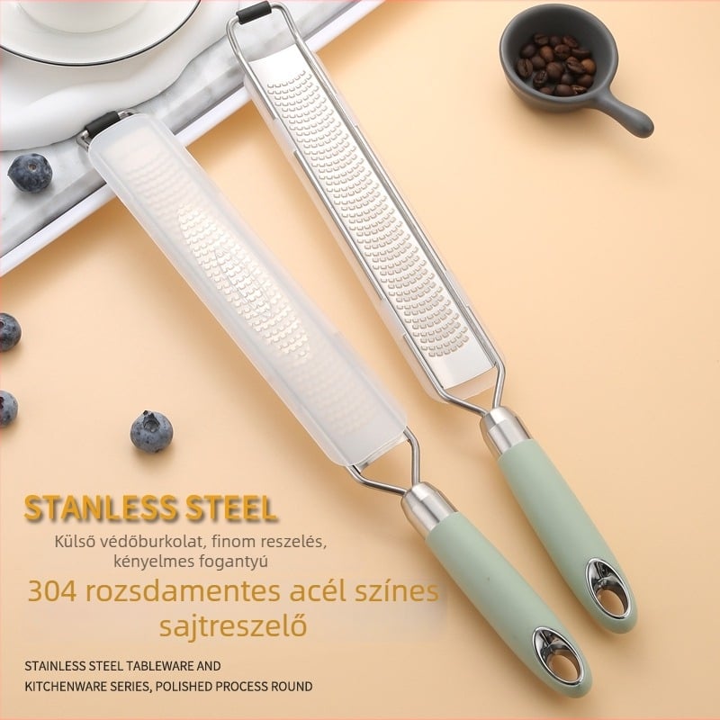 Többcélú sajtreszelő és citromreszelő, sütéshez és csokoládé reszeléséhez