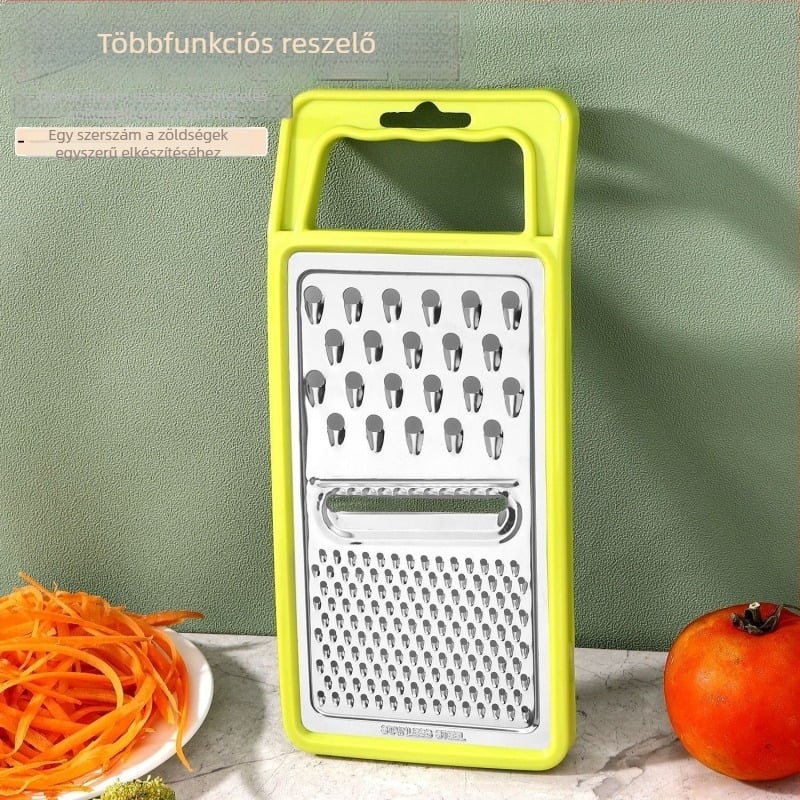 Többfunkciós reszelő és szeletelő burgonyára, retkekre, uborkára és zöldségekre