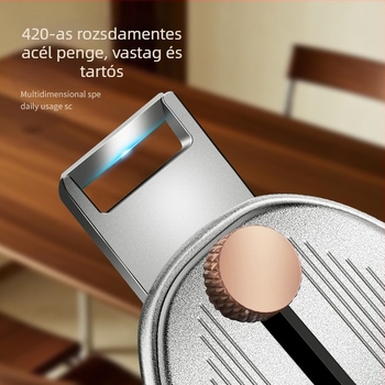 Hordozható mini gyümölcs- és zöldséghámozó, többfunkciós, kihúzható pengével