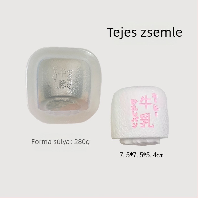 Szilikon sütőforma gőzölt tejpudingos zsemlékhez, dagasztó forma, üreges kör alakú toast- és tortaforma