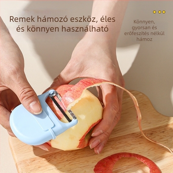 Könnyű luxus stílusú, többfunkciós hámozó mágneses fedéllel, hordozható konyhai eszköz gyümölcsök és zöldségek számára