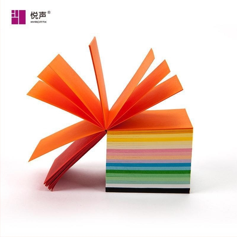 Yuesheng 19 színű origami papírlapok, négyzet alakú, 380 lap, ragasztómentes, iskola és iroda számára