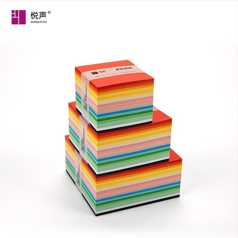 Yuesheng 19 színű origami papírlapok, négyzet alakú, 380 lap, ragasztómentes, iskola és iroda számára