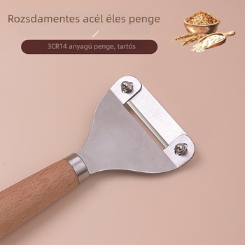 Rozsdamentes acélból készült tészta szeletelő eszköz késsel vágott tészta készítéséhez