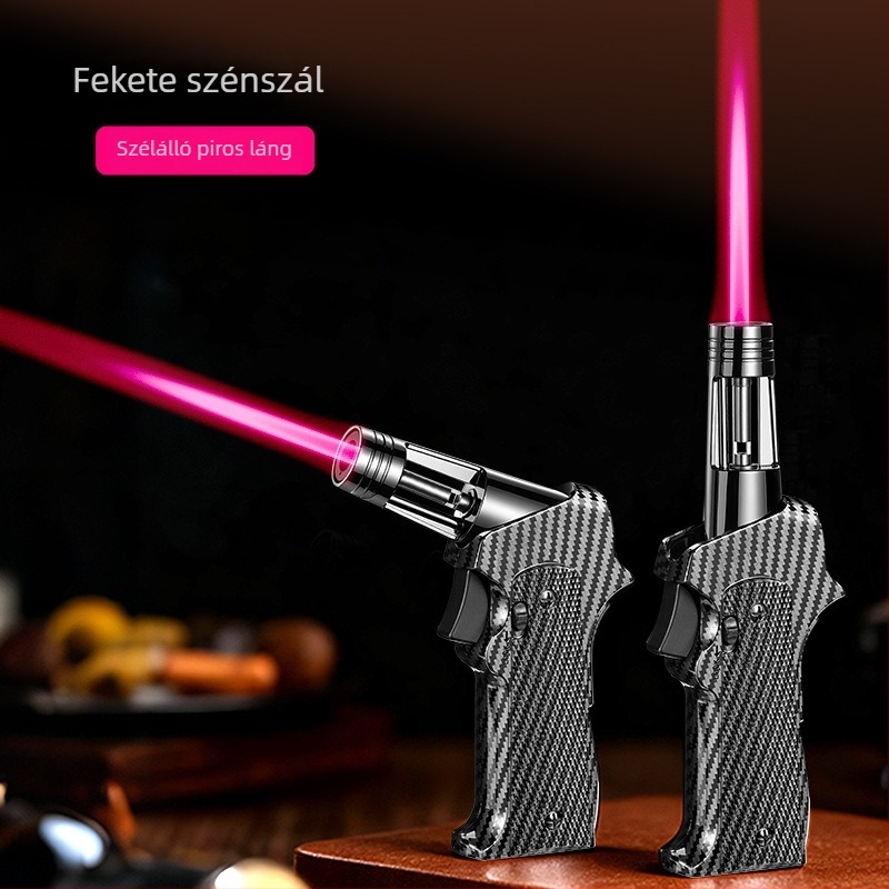TH-866 Összecsukható, magas teljesítményű gázfáklya kültéri barbecue-hoz – hordozható, szélvédett gyújtó