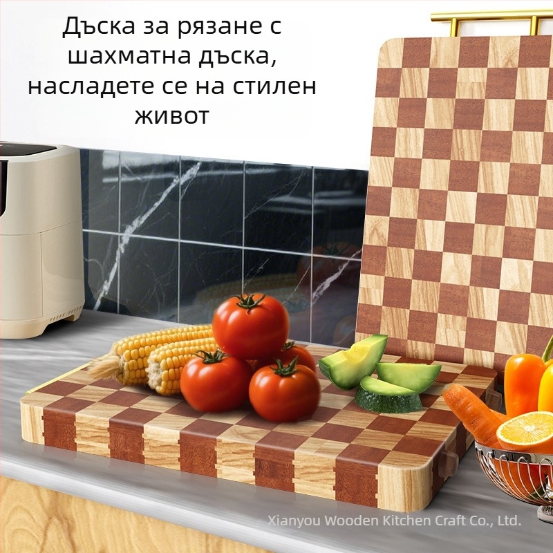 Akácfa vágódeszka a konyhához, gyümölcsök és általános vágásokhoz