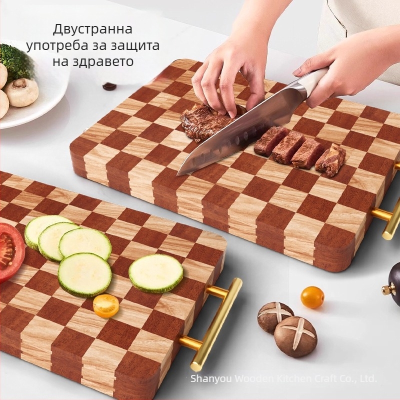 Akácfa vágódeszka a konyhához, gyümölcsök és általános vágásokhoz