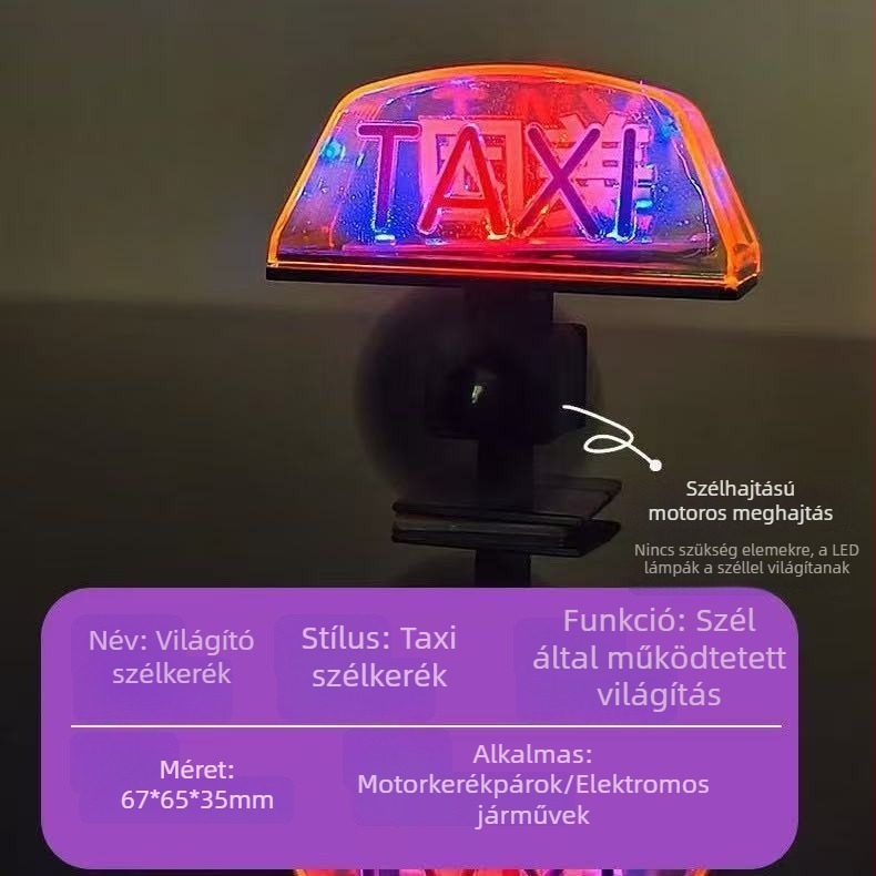 Motorkerékpár sisak dekoratív fénye - modern stílus, villogó figyelmeztető fény