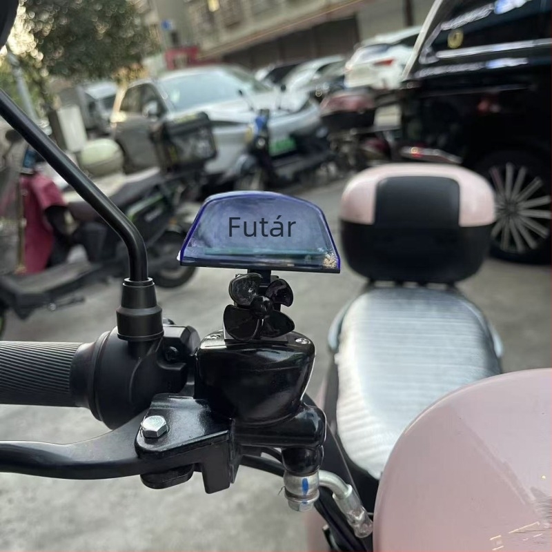 Motorkerékpár sisak dekoratív fénye - modern stílus, villogó figyelmeztető fény