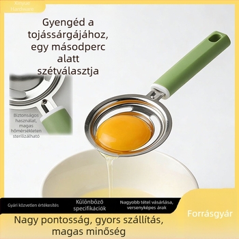 Rozsdamentes acélból készült babatáplálási eszközök készlet, gőzölő formák süteményekhez és tojásokhoz, tojáshabverő