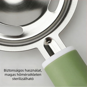 Rozsdamentes acélból készült babatáplálási eszközök készlet, gőzölő formák süteményekhez és tojásokhoz, tojáshabverő