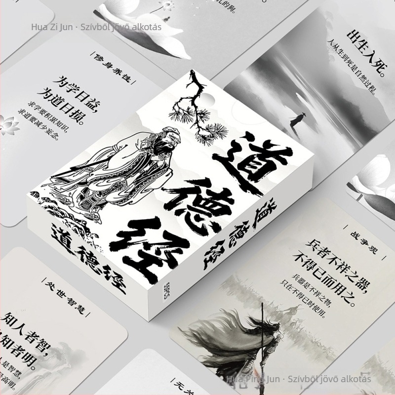 55 Tao Te Ching mini kártya – inspiráló bölcsesség a tiszta gondolkodáshoz és személyes fejlődéshez