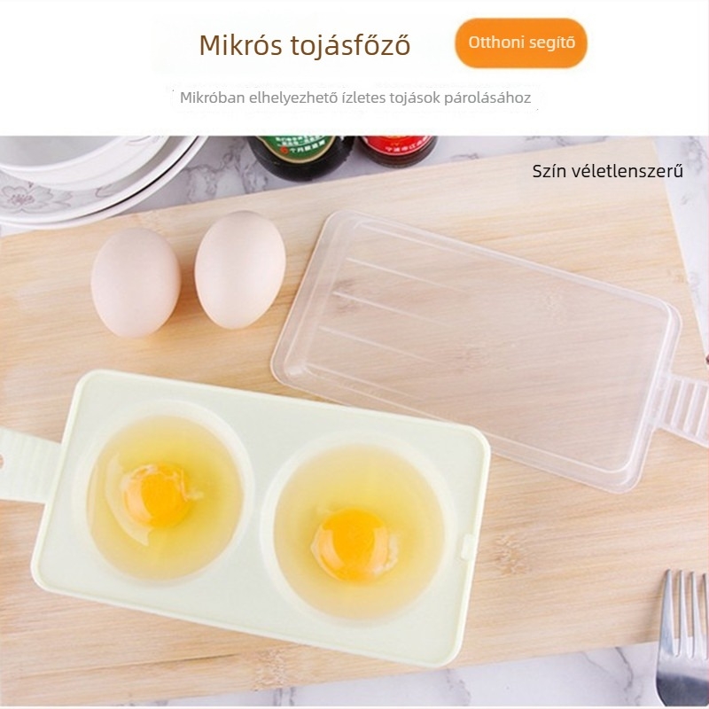 Mikrohullámú tojásfőző: pároló, formák tojásokhoz, edény tojásokhoz – lágy tojás