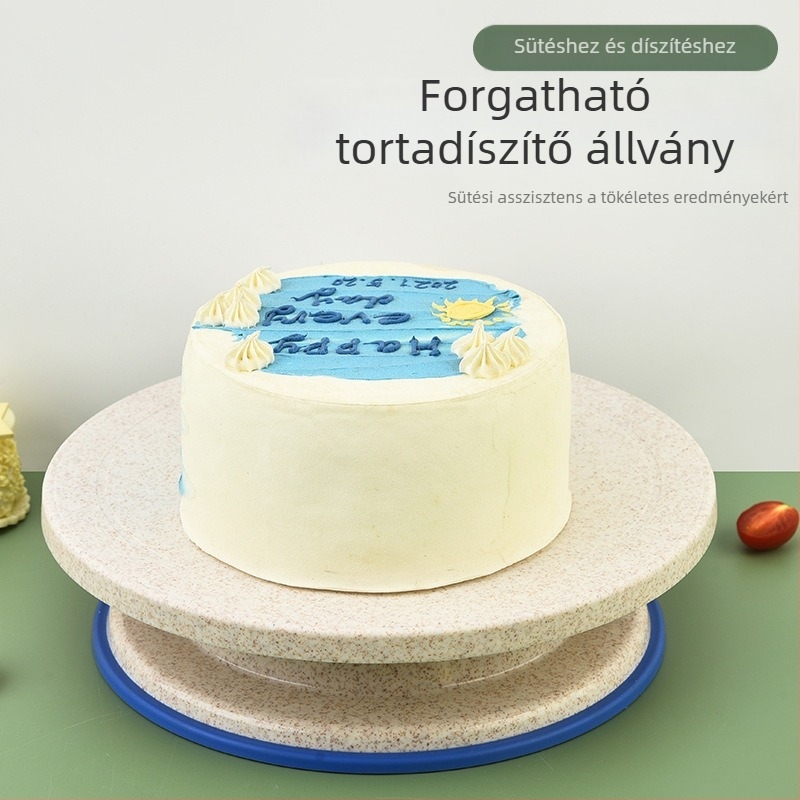 Búzaszalma tortadíszítő forgótárcsa – DIY konyhai sütőeszköz