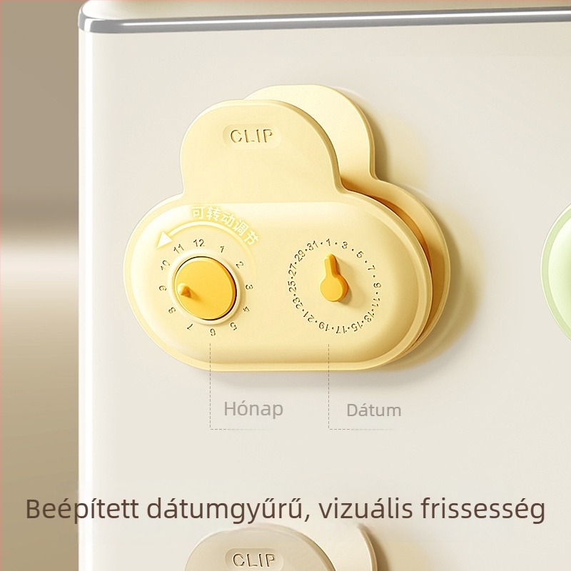 Otthoni használatra tervezett luxus mágneses záróklippek, kreatív és esztétikus nasik lezárására a konyhában