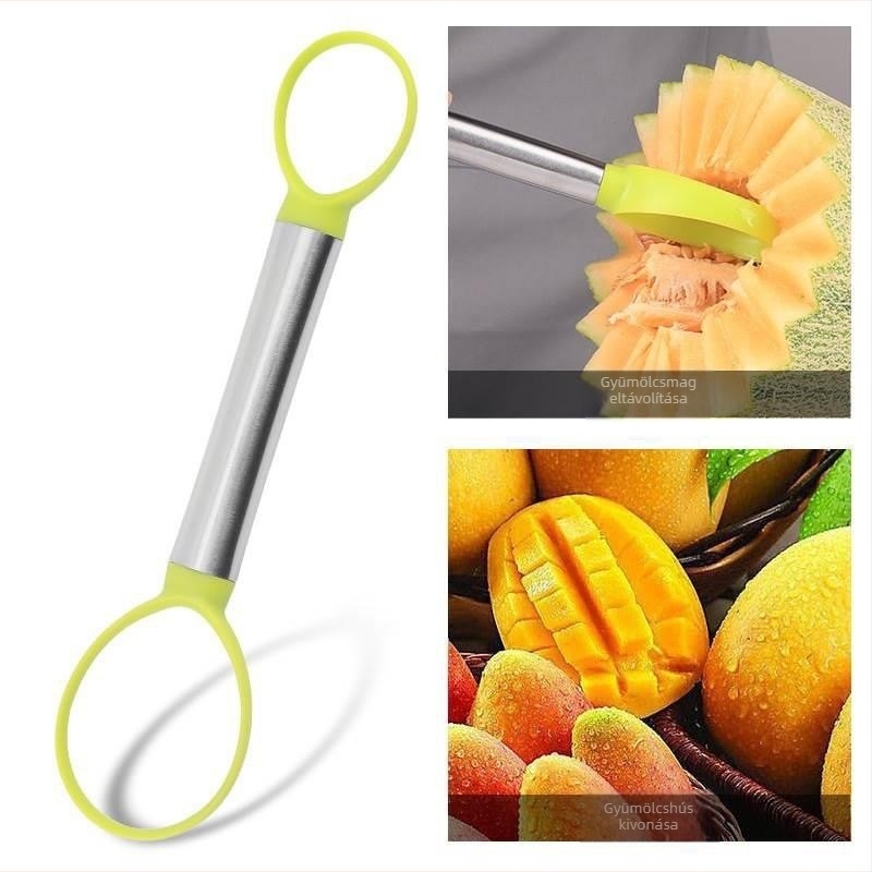 Gyümölcsmag-eltávolító és pulpaszeparáló készlet dinnyéhez és cantaloupához