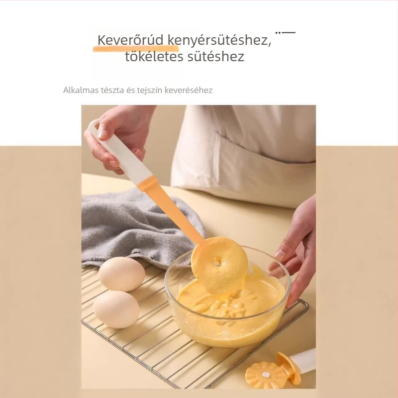 9 részes süteménykészlet: kaparó, olaj ecset, spatula, díszítő kanál, nyújtófa, vágó