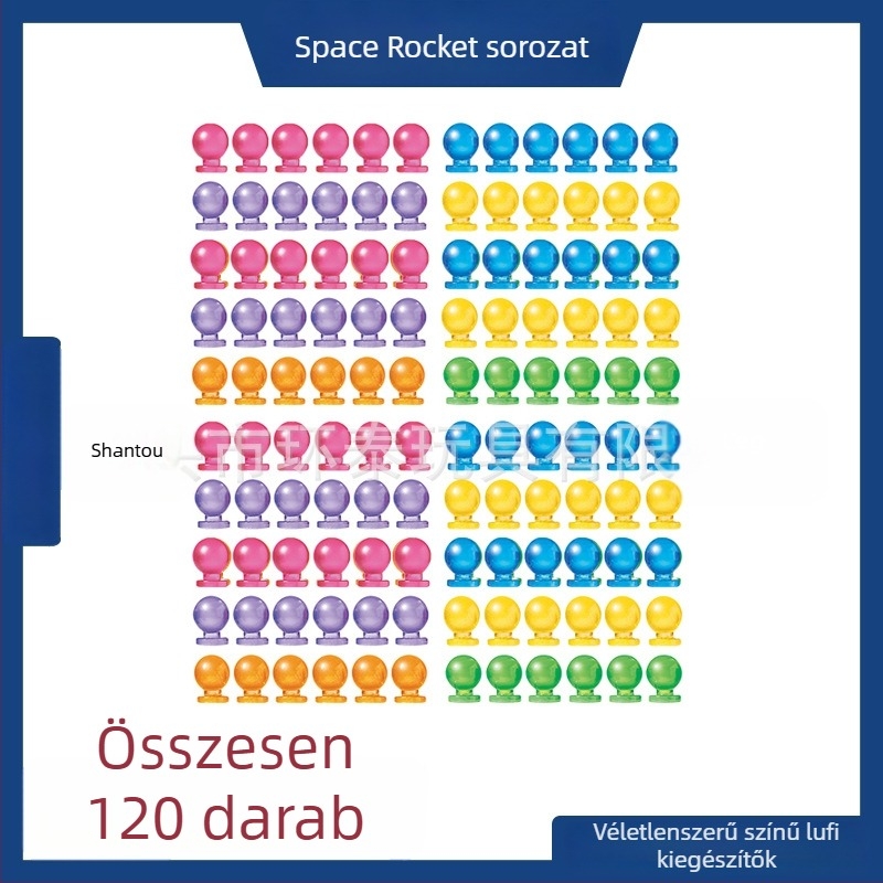 Bobo Labda Felfújó – Ragasztó Rakéta DIY Gyerekjáték, 8 hüvelyk
