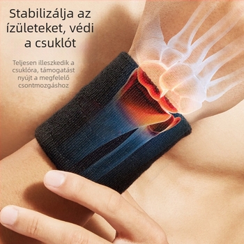 Sportkarszalag férfiak és nők számára – izzadságfelszívó, csuklóvédő, kosárlabda és teniszezéshez, futáshoz és fitneszhez