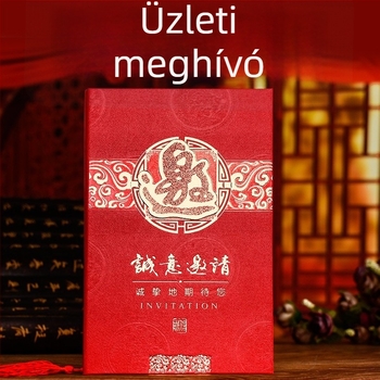 Klasszikus, kreatív üzleti meghívók kemény kartonra: találkozók, éves közgyűlések, megnyitók, lakásavatók és esküvői meghívók – nagykereskedelem