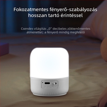 Multifunkciós LED éjjeli lámpa szemvédelem, USB töltés, érintéses kapcsolóval, éjjeli asztali lámpa, lágy hangulatvilágítás
